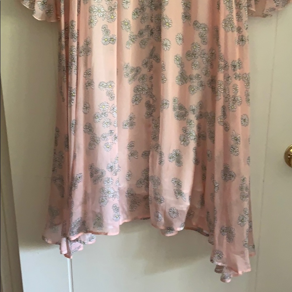 Macgraw pink sheer floral pink maxi dress - Picture 13 of 14